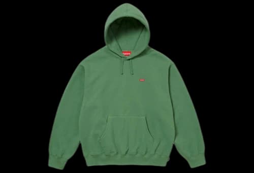 Supreme Small Box Hooded Sweatshirt Dusty Green (SS24)