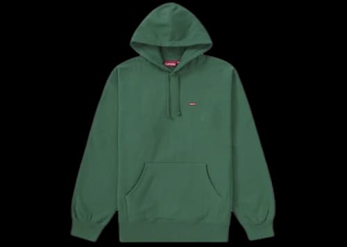 Supreme Small Box Hooded Sweatshirt (FW21) Light Pine