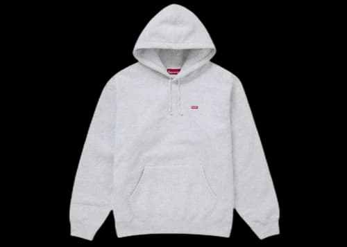 Supreme Small Box Hooded Sweatshirt (FW24) Heather Grey