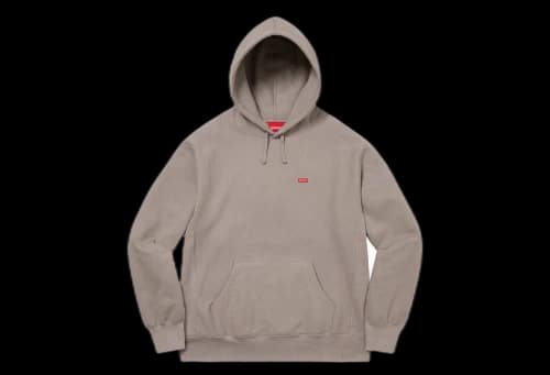 Supreme Small Box Hooded Sweatshirt Grey (FW22)