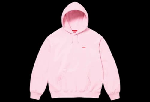 Supreme Small Box Hooded Sweatshirt Light Pink (SS24)