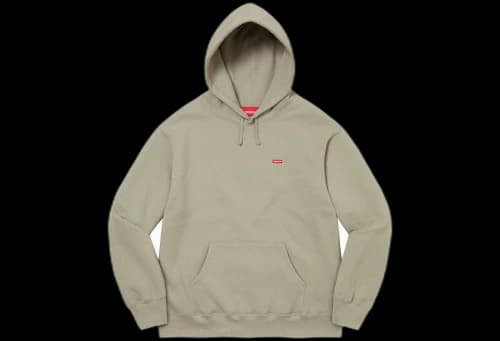 Supreme Small Box Hooded Sweatshirt Olive (SS23)