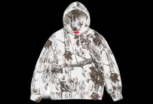 Supreme Small Box Hooded Sweatshirt Snow Camo (SS24)