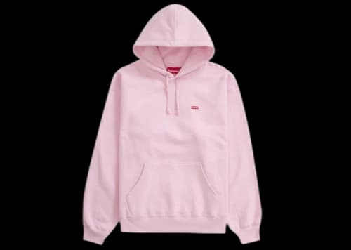 Supreme Small Box Hooded Sweatshirt (SS24) Light Pink
