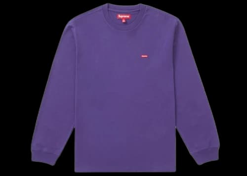 Supreme Small Box L/S Tee (FW24) Purple