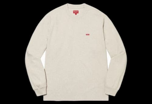 Supreme Small Box L/S Tee Oatmeal (SS23)