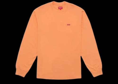 Supreme Small Box L/S Tee Peach