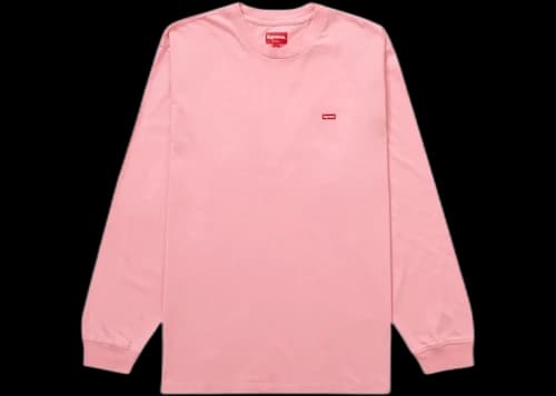 Supreme Small Box L/S Tee (SS23) Pink