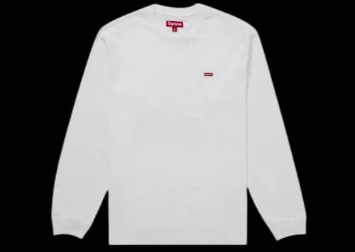 Supreme Small Box L/S Tee (SS26) White