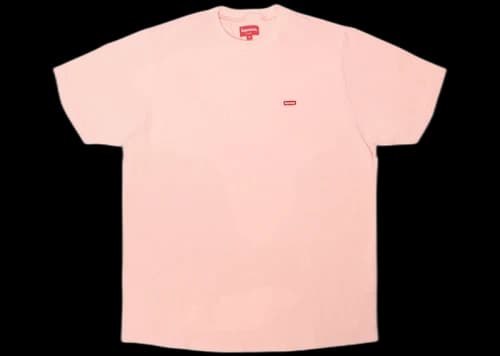 Supreme Small Box Pique Tee Peach