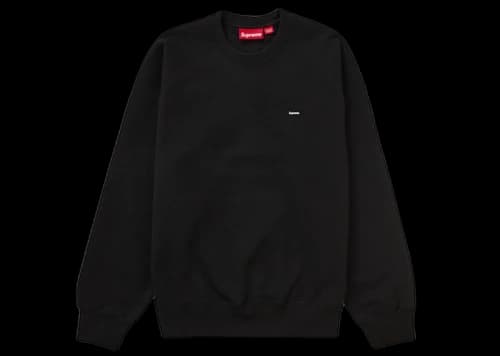 Supreme Small Box Raglan Crewneck Black