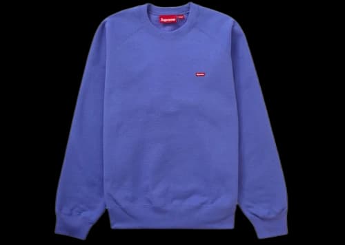 Supreme Small Box Raglan Crewneck Violet