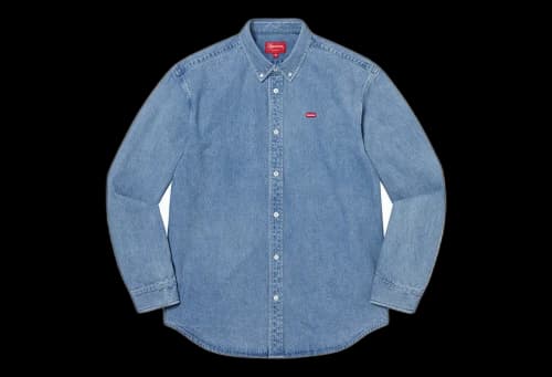 Supreme Small Box Shirt Denim (SS22)