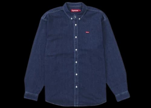 Supreme Small Box Shirt (FW24) Rinsed Denim