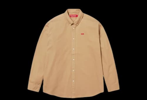 Supreme Small Box Shirt Tan (FW23)