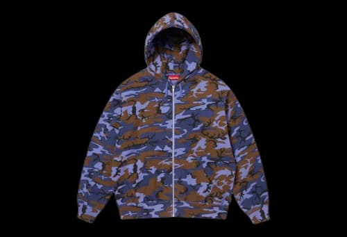 Supreme Small Box Sweatshort 'Blue Camo' (SS25)