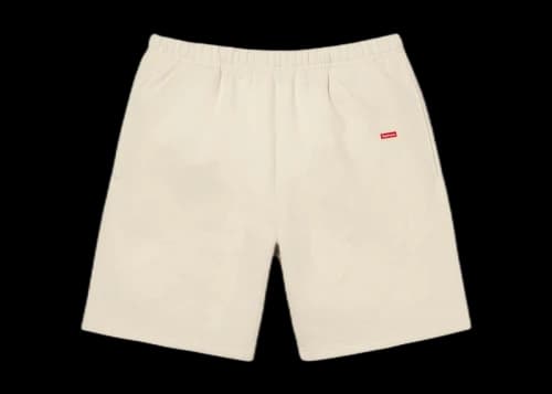 Supreme Small Box Sweatshort (SS21) Natural