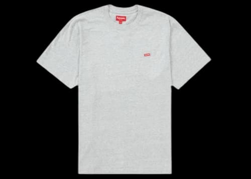 Supreme Small Box Tee Heather Grey