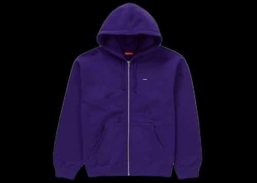 Supreme Small Box Hooded Sweatshirt (FW24) Purple