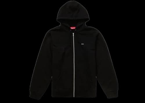 Supreme Small Box Zip Up Sweatshirt (SS19) Black