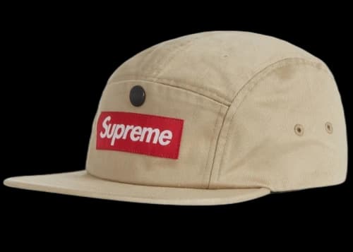Supreme Snap Pocket Camp Cap (FW23) Light Khaki