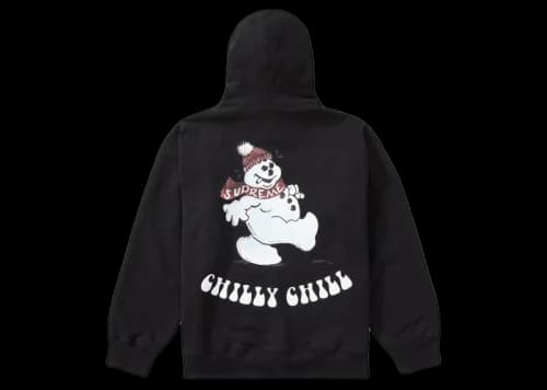 Supreme Snowman Hooded Sweatshirt Black