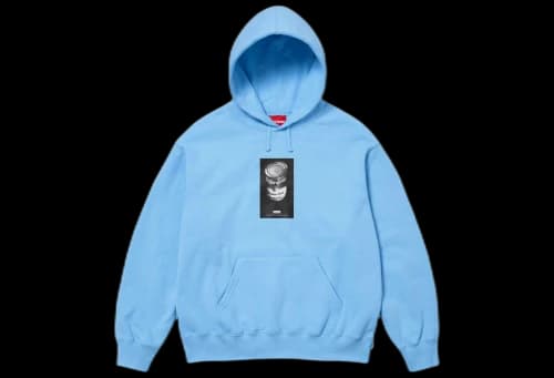 Supreme Soup Can Hooded Sweatshirt Light Blue (SS24)