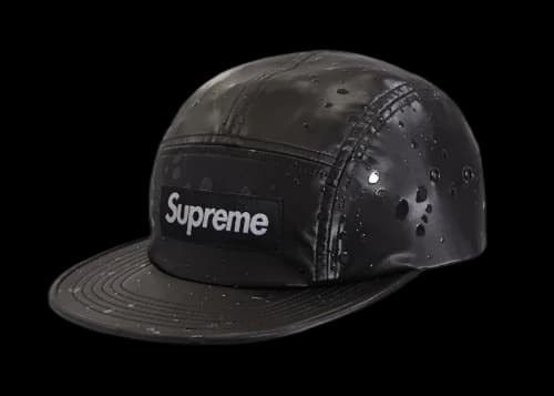 Supreme Splatter Camp Cap Black