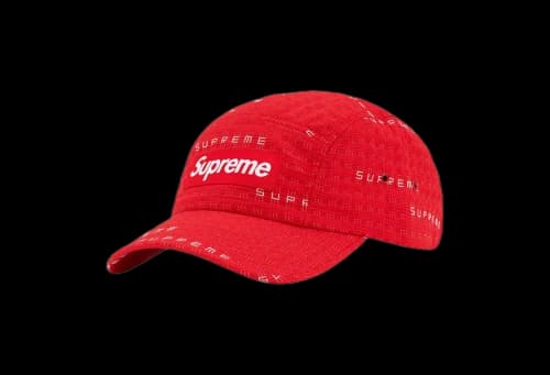 Supreme Stitch Jacquard Camp Cap Red (SS22)
