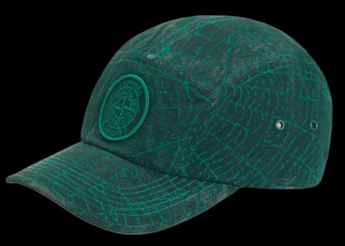 Supreme Stone Island Camp Cap (FW23) Dark Green