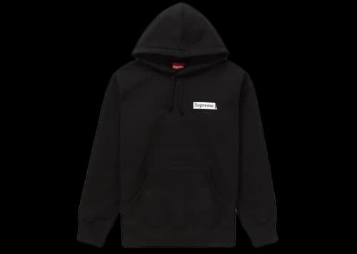Supreme Stop Crying Hooded Sweatshirt Black