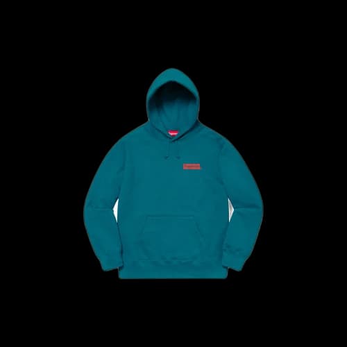 Supreme Stop Crying Hooded Sweatshirt Marine Blue (FW19)
