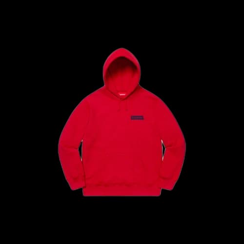 Supreme Stop Crying Hooded Sweatshirt Red (FW19)