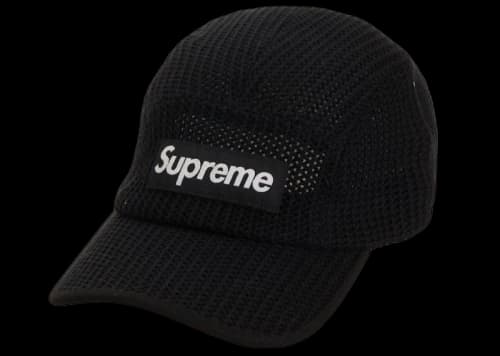 Supreme String Camp Cap Black