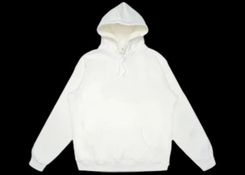 Supreme Studded Hooded Sweatshirt White