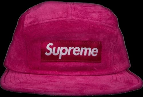 Supreme Suede Camp Cap Magenta