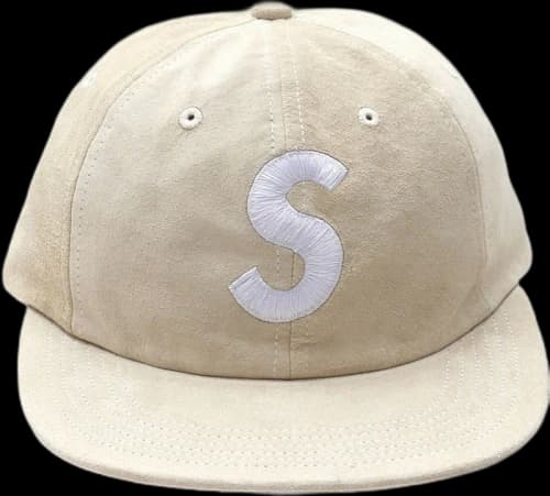 Supreme Suede S Logo 6 Panel Tan