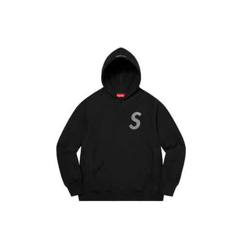 Supreme Swarovski S Logo Hooded Sweatshirt Black (SS21)