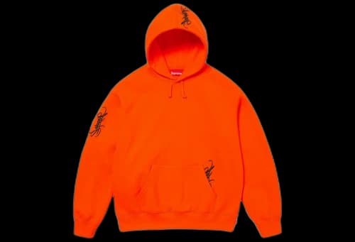 Supreme Tag Hooded Sweatshirt Bright Orange (SS24)