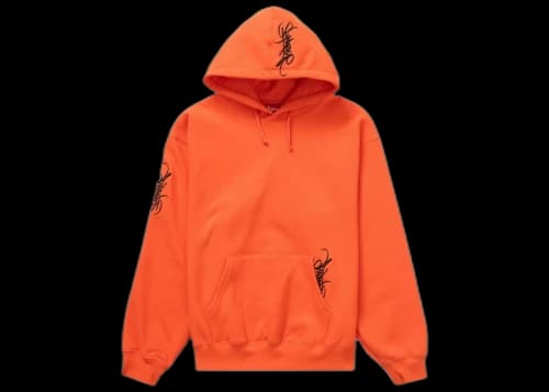 Supreme Tag Hooded Sweatshirt (SS24) Bright Orange