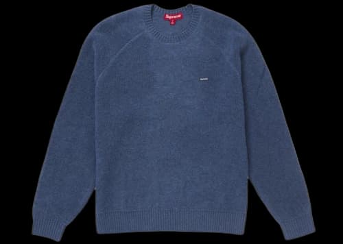 Supreme Terry Small Box Sweater Blue