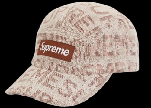 Supreme Terry Spellout Camp Cap Beige