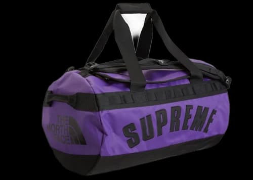 Supreme The North Face Arc Logo Small Base Camp Duffle Bag Purple
