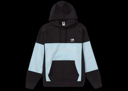 Supreme The North Face Bandana Hooded Sweatshirt Black