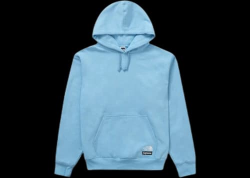 Supreme The North Face Convertible Hooded Sweatshirt Blue