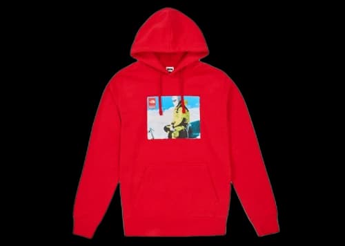 Supreme The North Face Photo Hooded Sweatshirt Red