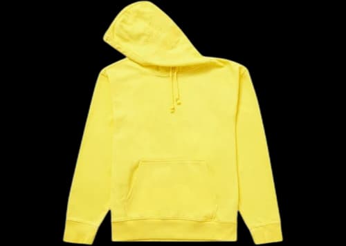 Supreme The North Face Pigment Printed Hooded Sweatshirt Yellow