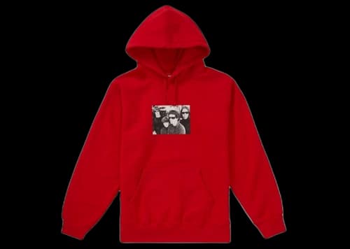 Supreme The Velvet Underground Hooded Sweatshirt Red