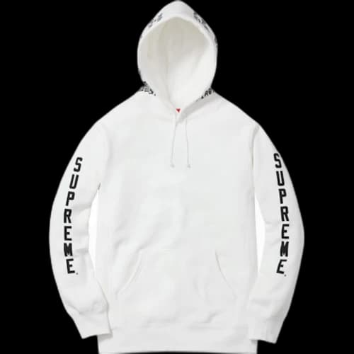 Supreme Thrasher Boyfriend Hooded Sweatshirt White