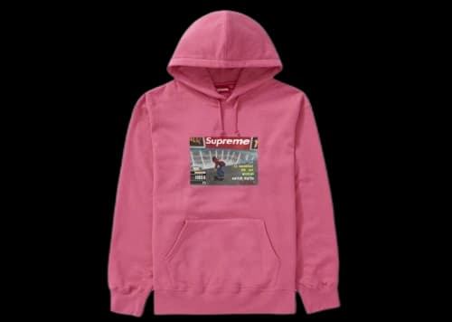 Supreme Thrasher Hooded Sweatshirt Magenta